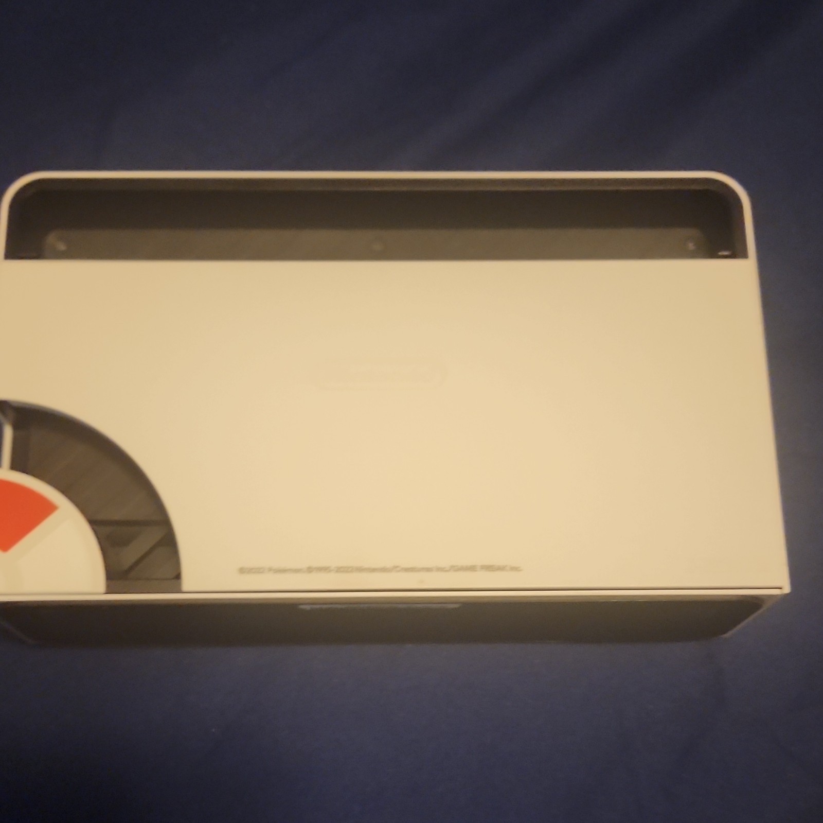 Nintendo Switch Charging Dock Pokémon Scarlet & Violet White Orange Purple