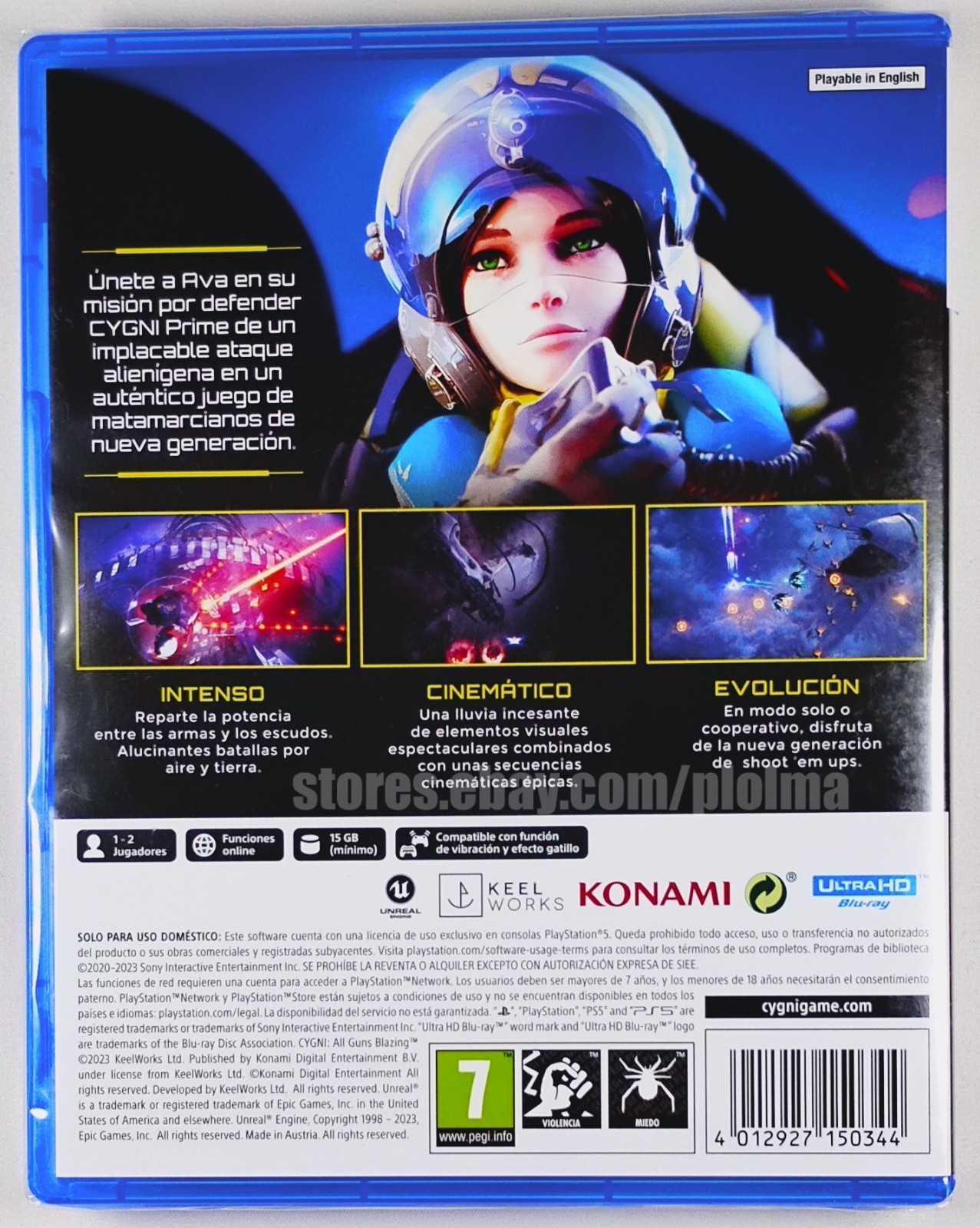 CYGNI: All Guns Blazing New PS5 Game PlayStation 5 EU (Spain) Release, US Seller