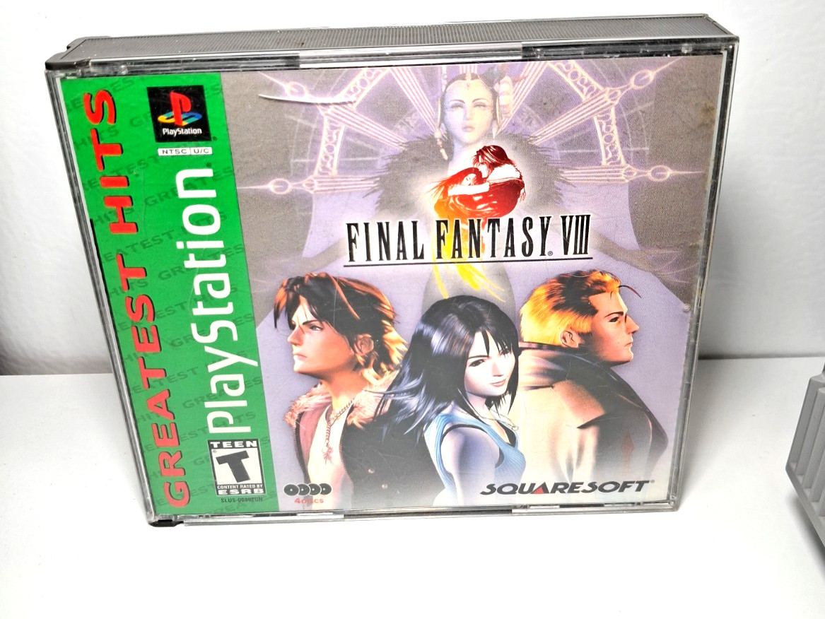 Sony PlayStation 1 PS1 Console w/ Final Fantasy 8 & 9 Games (SCPH-5501)