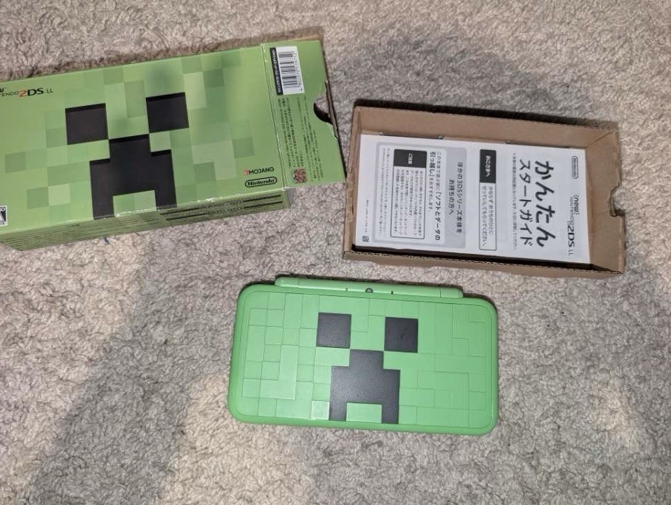 New Nintendo 2ds LL Minecraft Edition Tested Working Read Description