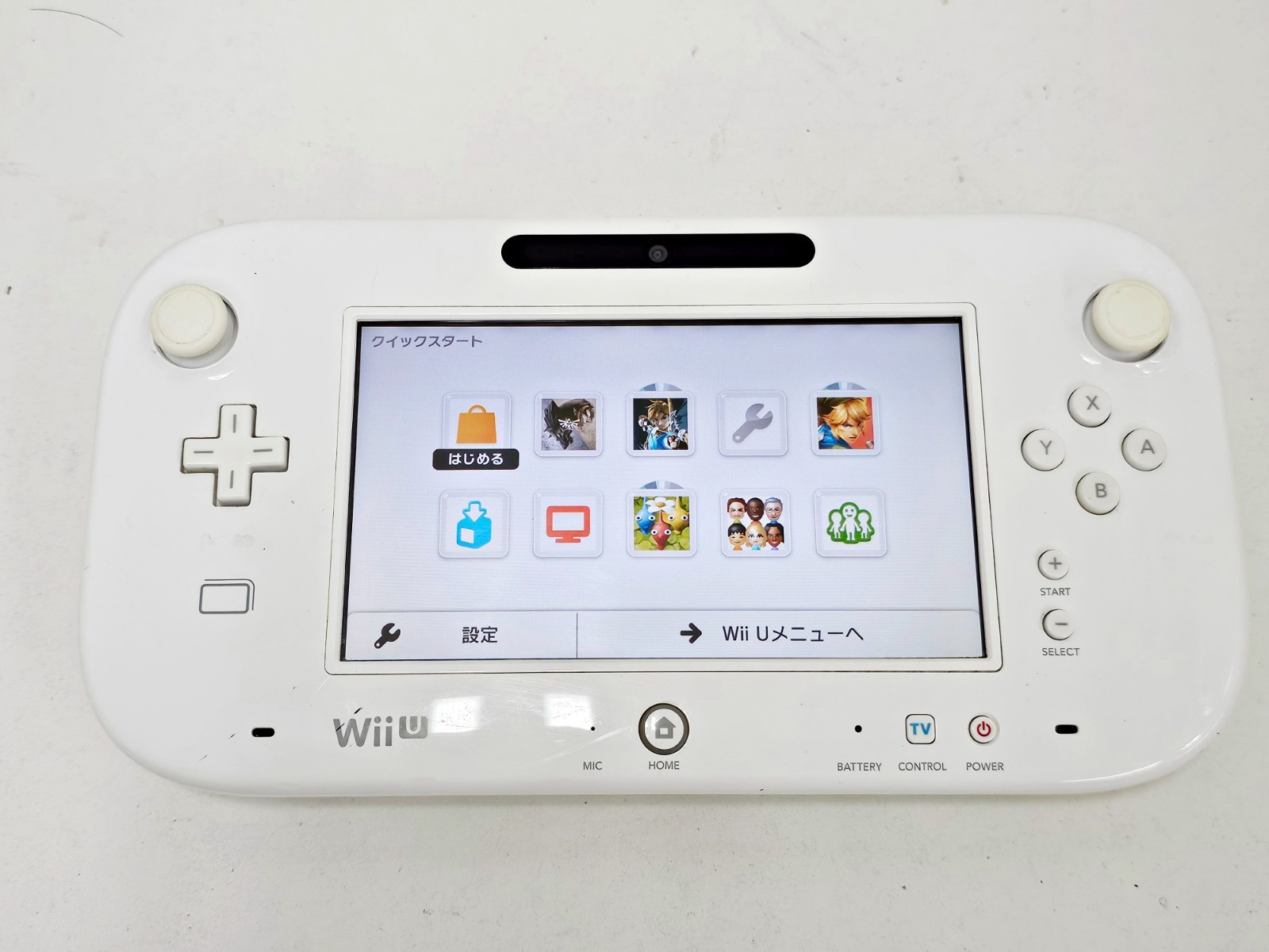Nintendo Wii U Game Pad White WUP-010(JPN) 437