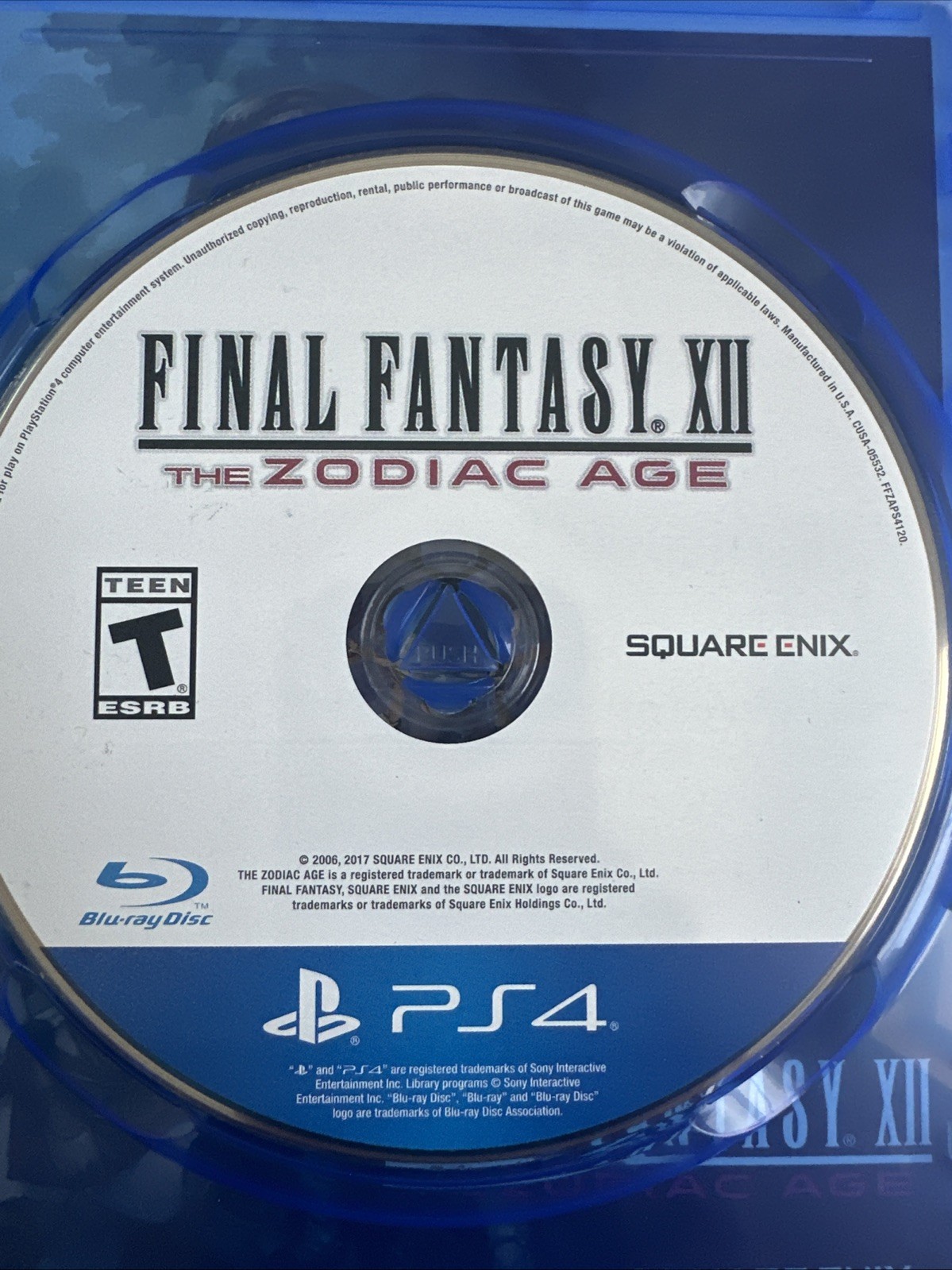 Final Fantasy XII: Zodiac Age (Sony PlayStation 4, PS4 2017) Free Fast Shipping