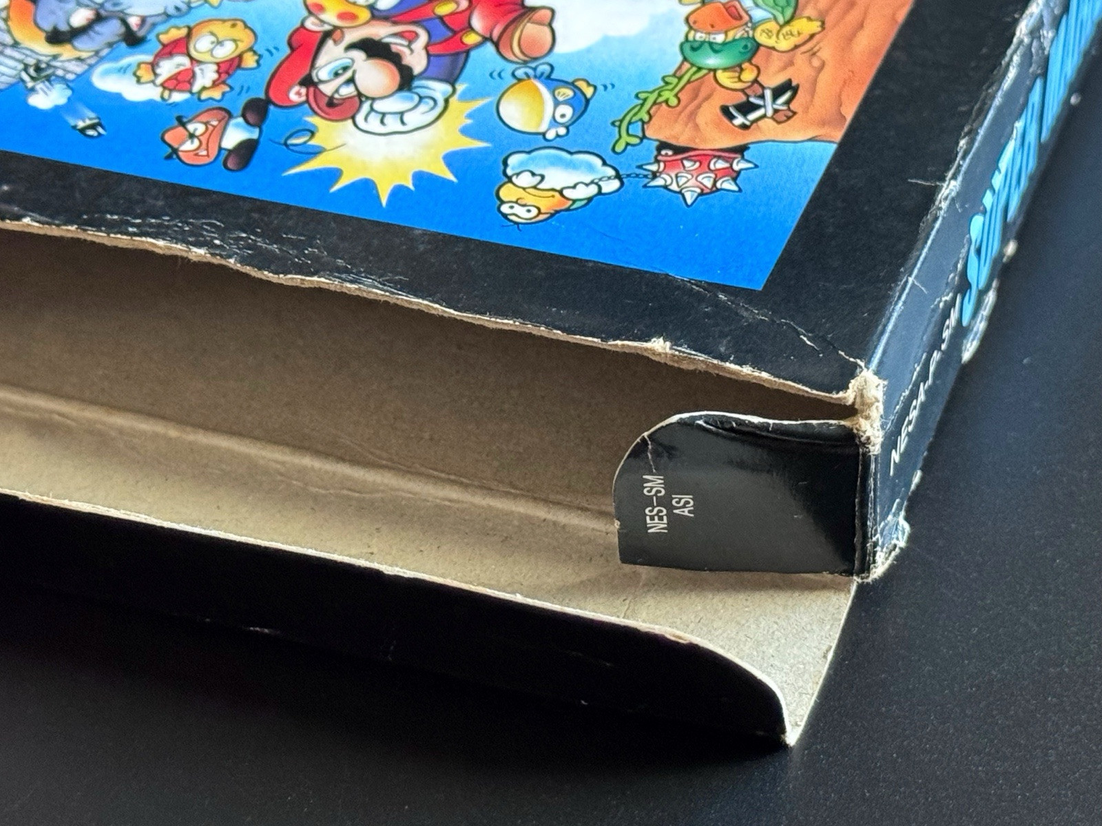 💎 NES Super Mario Bros 1985 ASIAN Variant CIB Complete Nr MINT Cart -RARE Read