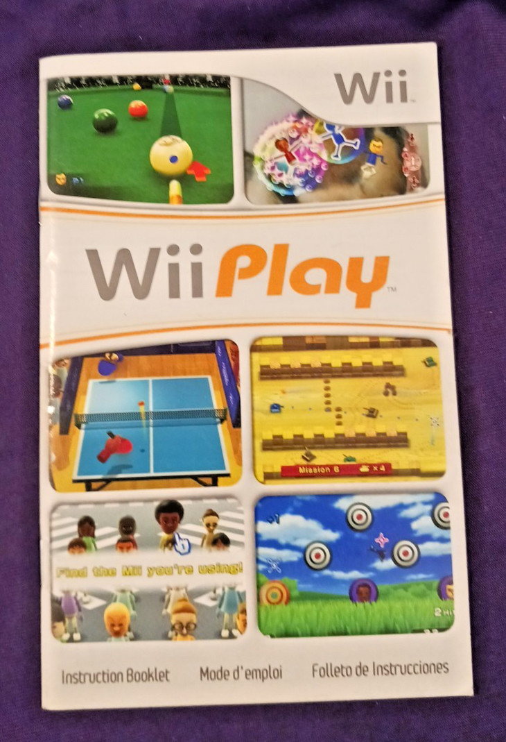 Wii Play Wii / Manual