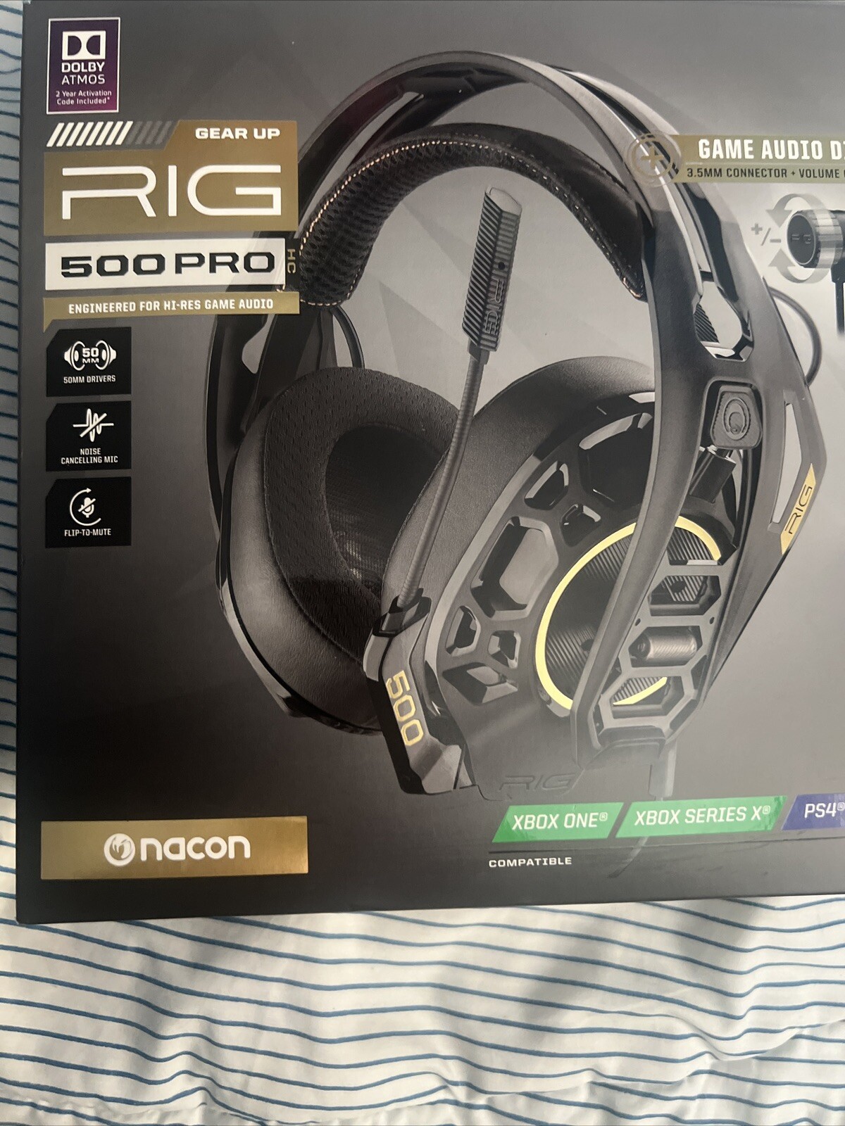 Plantronics RIG 500 PRO HS Wired Gaming Ear-Cup (Over the Ear) for PlayStation 4