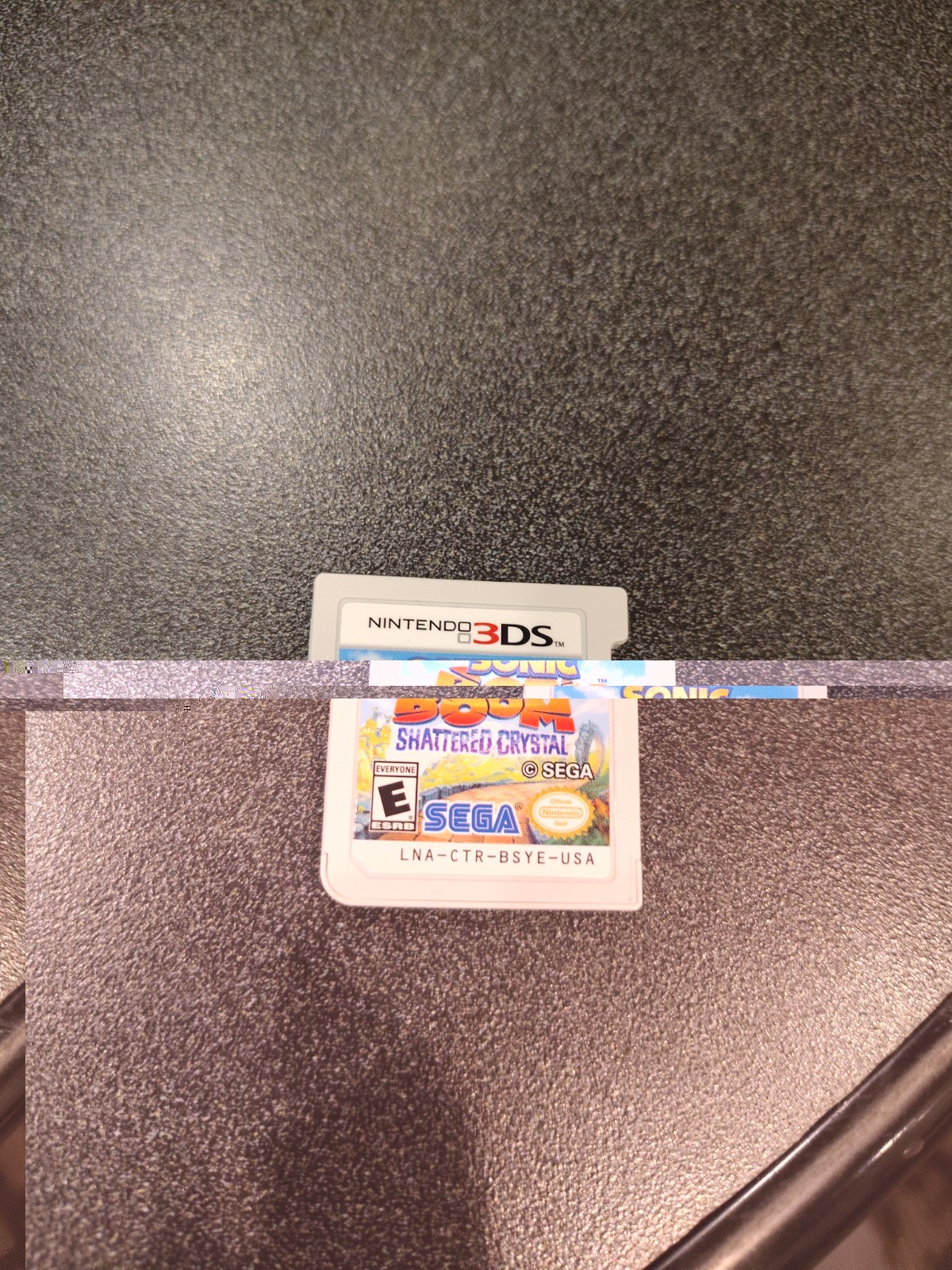 3DS Sonic Boom: Shattered Crystal (Nintendo 3DS, 2014), Cartridge, Tested