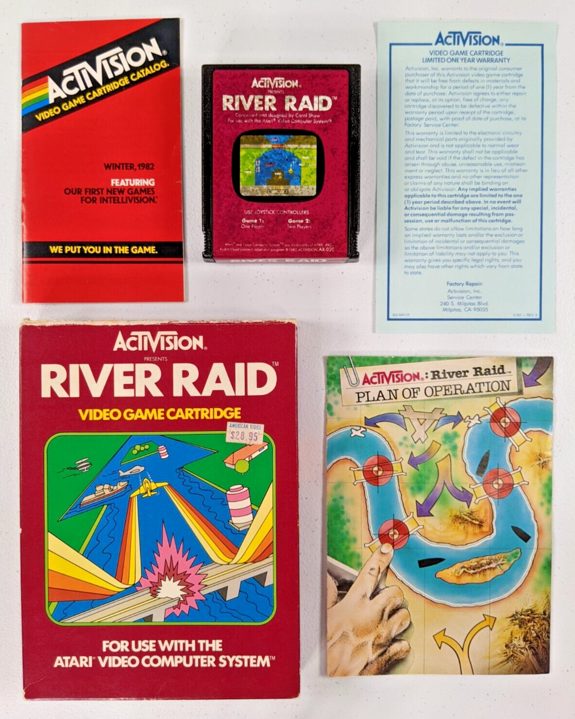 River Raid (Atari 2600) ⭐ Complete-In-Box (CIB) ⭐ Clean Tested Works