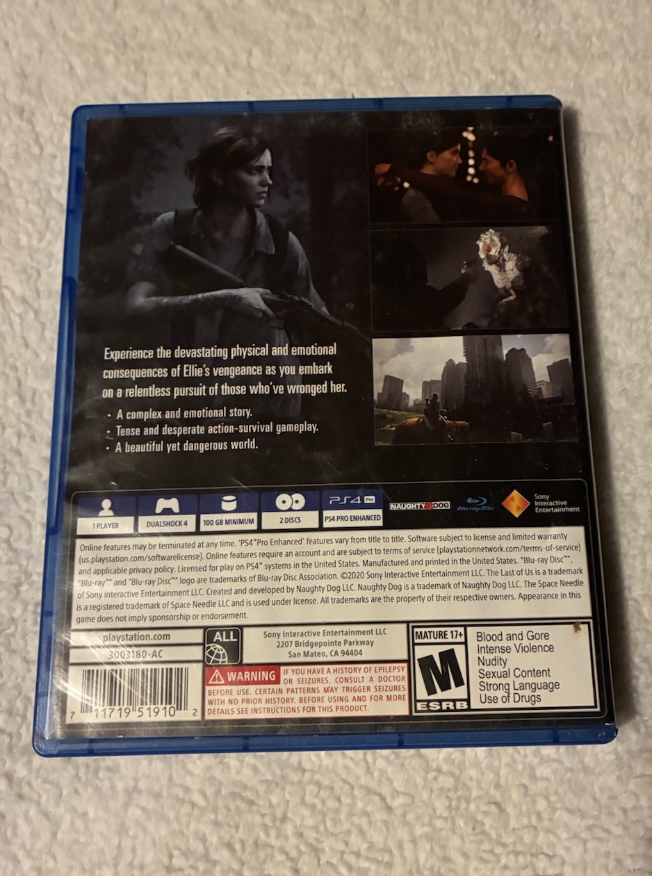 The Last of US Part II PS4 – Read Description