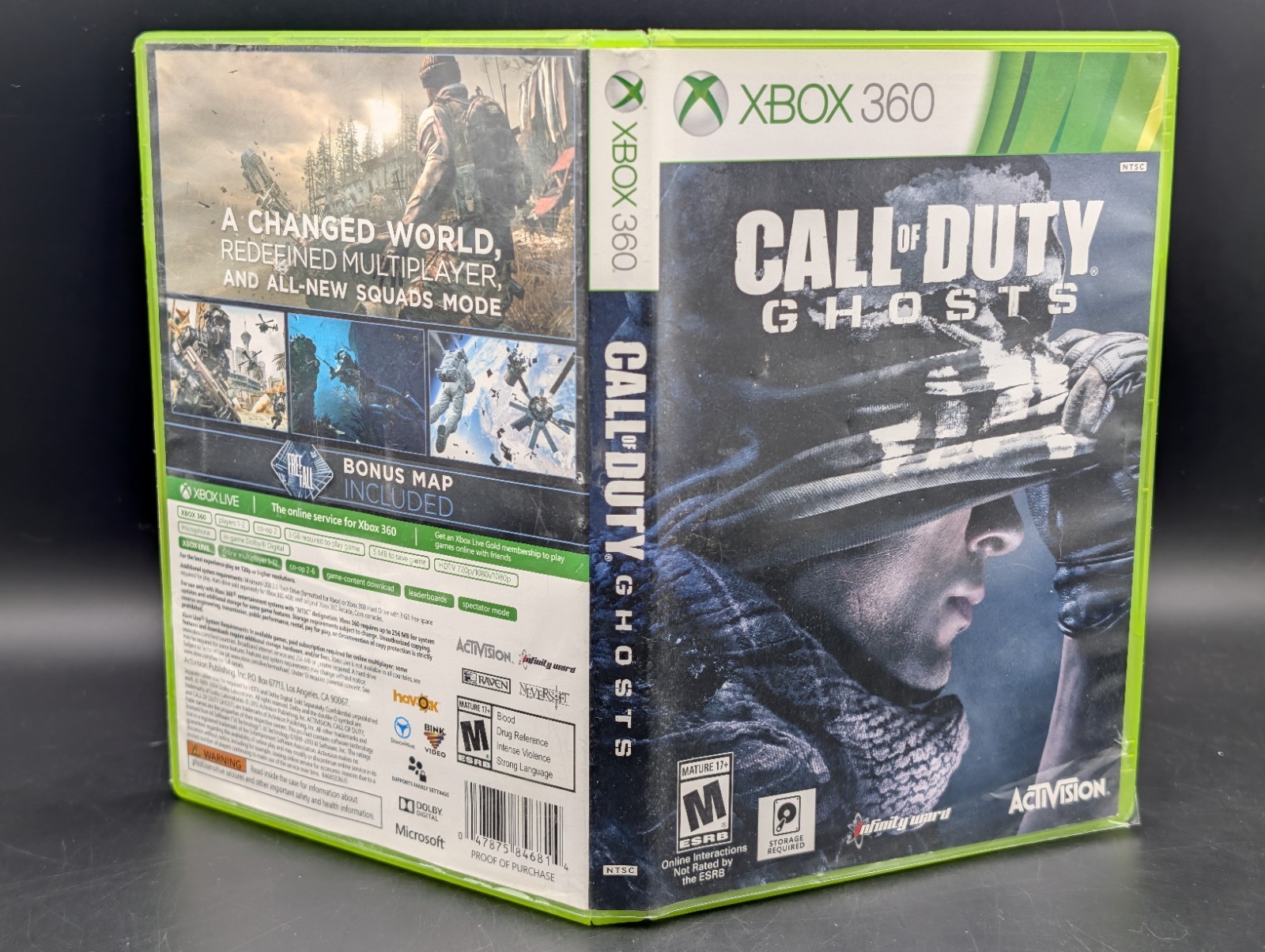 Call of Duty Ghosts ( Microsoft Xbox 360 ) CIB – Near Mint Discs – Tested