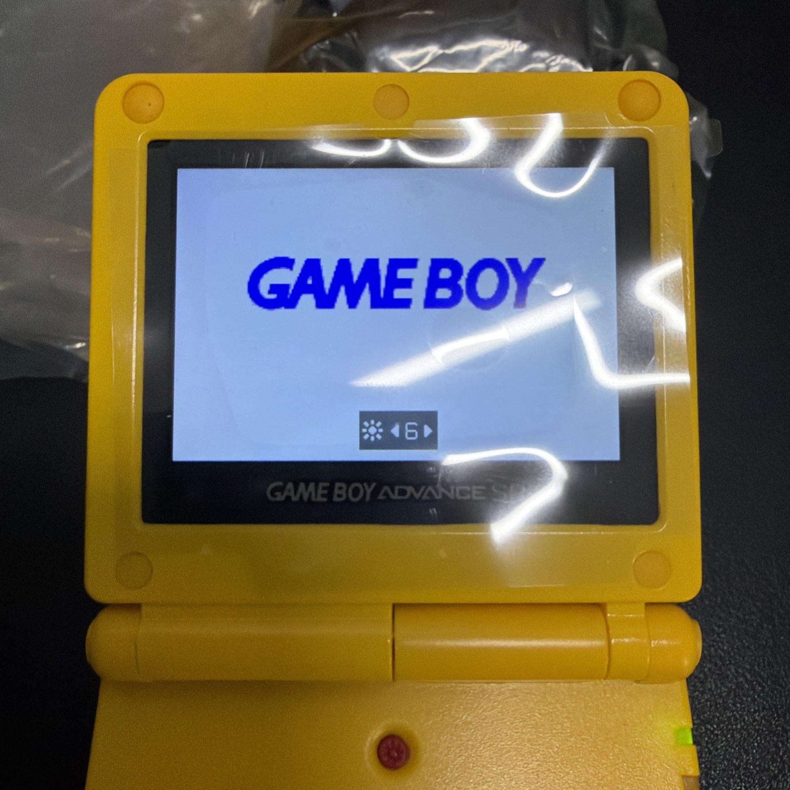 Nintendo Game Boy Advance SP Pikachu Handheld Brighter IPS Screen Yellow