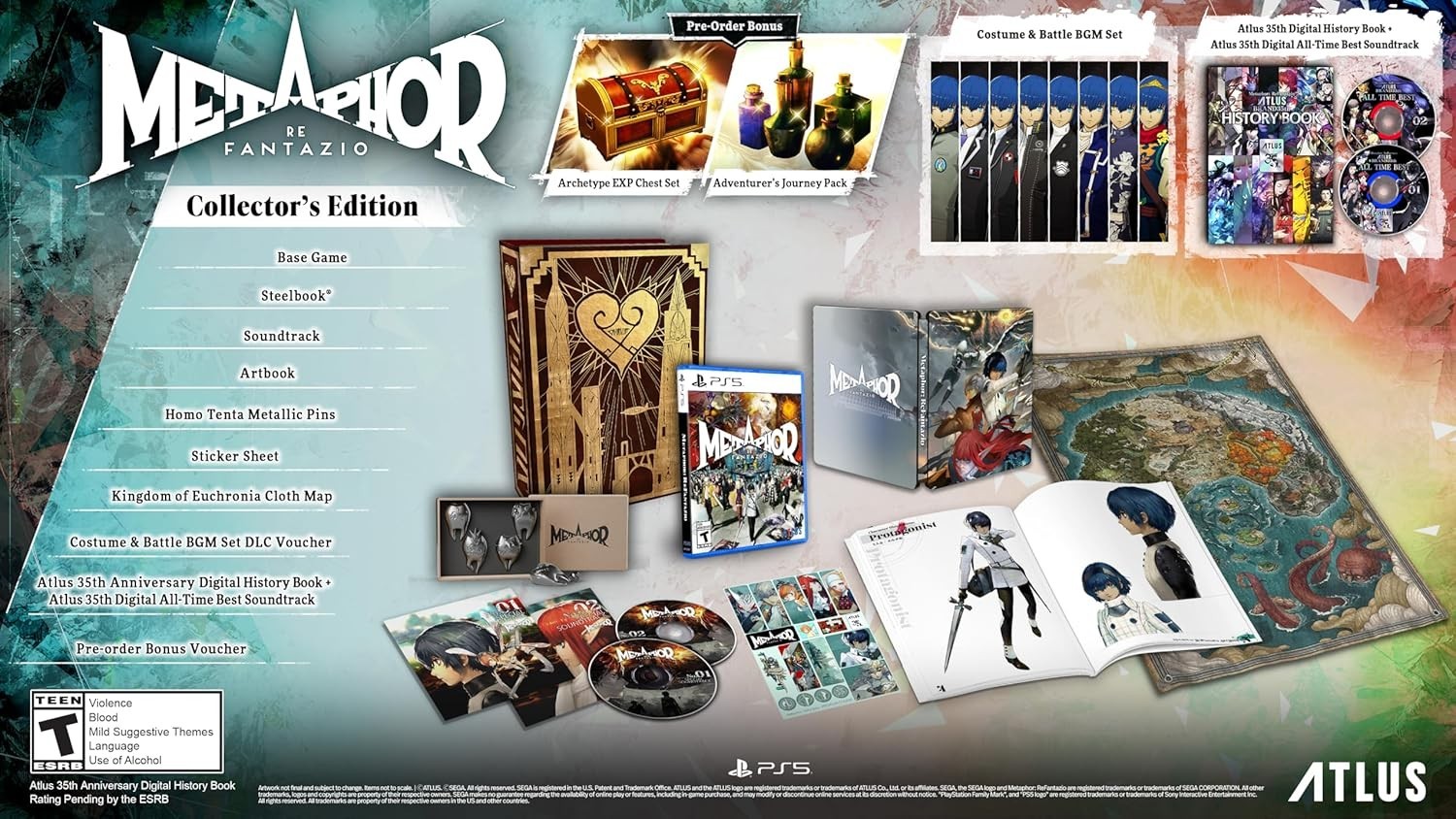 Metaphor: ReFantazio Collector’s Ed. – PlayStation 5