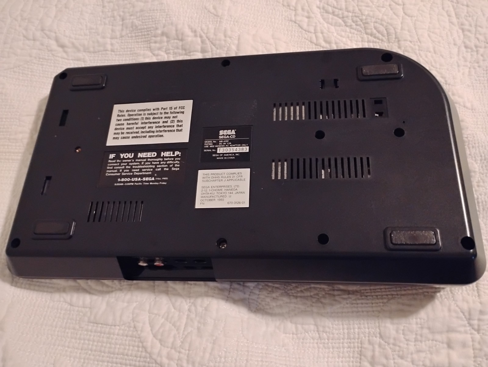 Sega CD Model 2 Console MK-4102A Collector’s condition!
