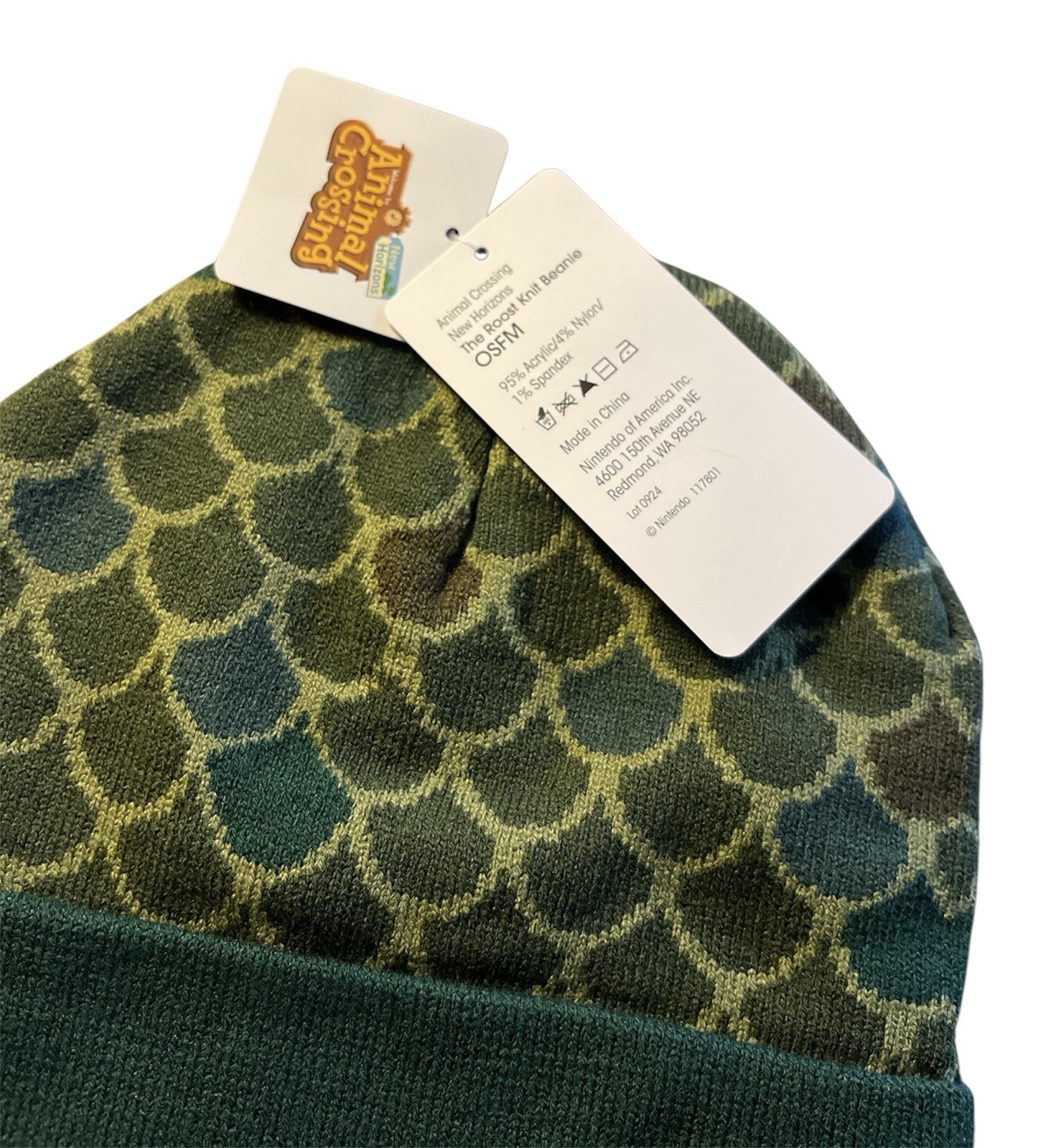 Nintendo Animal Crossing The Roost Knit Beanie New Horizons Winter Cap NEW