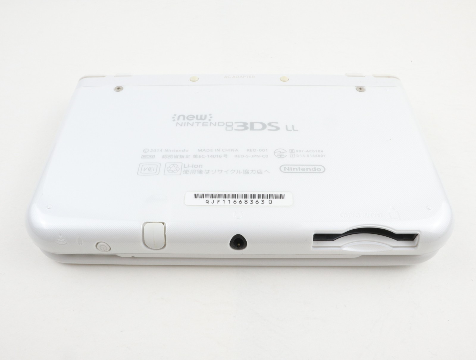 New Nintendo 3DS XL LL Console Dual IPS LCD Pearl White Excellent / Region Free
