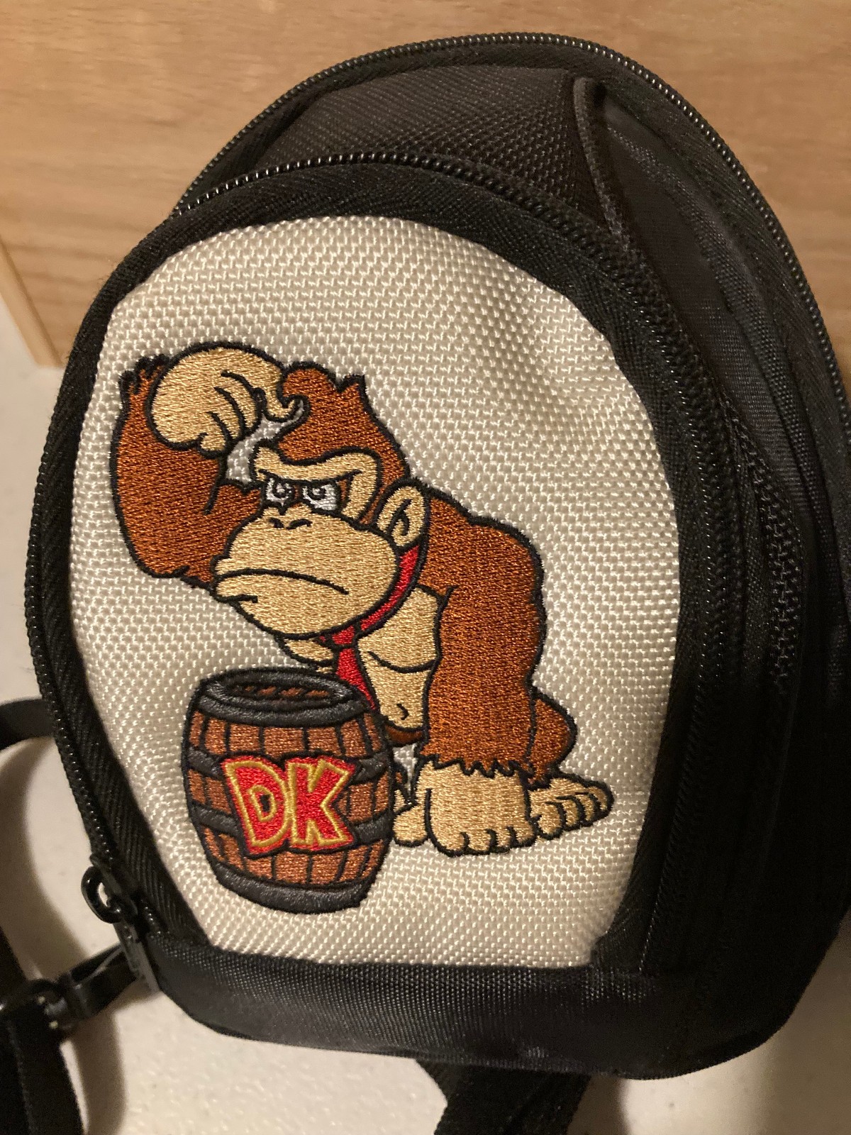 Vintage Nintendo DS Donkey Kong Country Embroidered Carrying Case