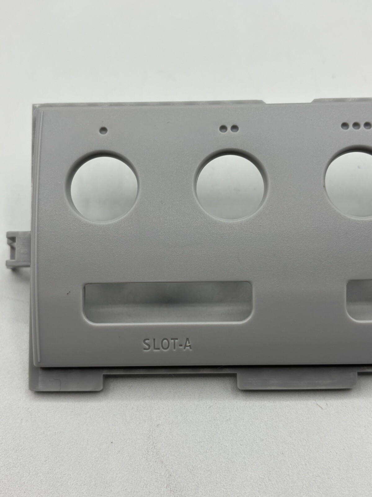 Nintendo Gamecube Controller Port Faceplate Cover Grey NO YELLOWING New