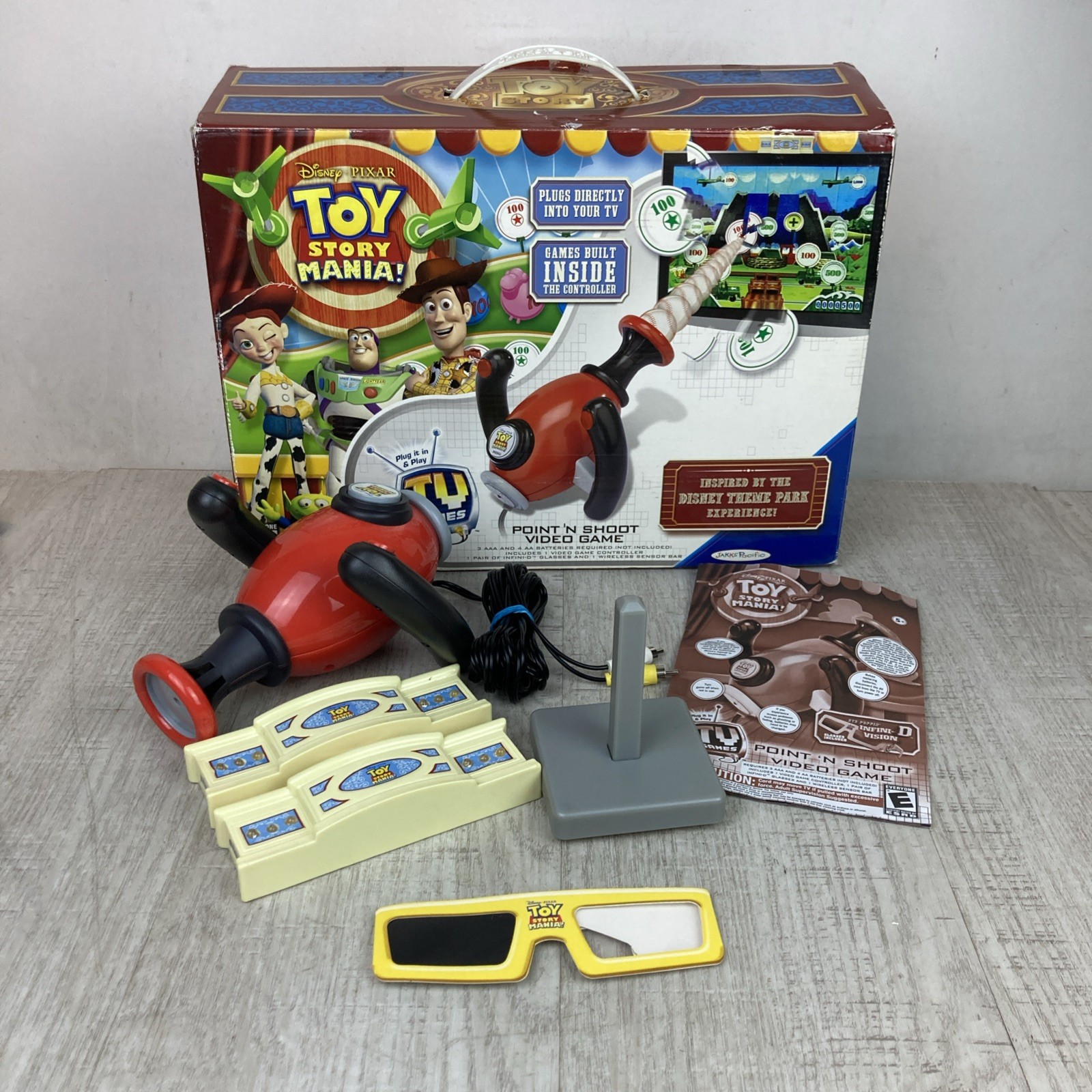 Toy Story mania Point And Shoot Game – Original Packaging Complete In Box Tested