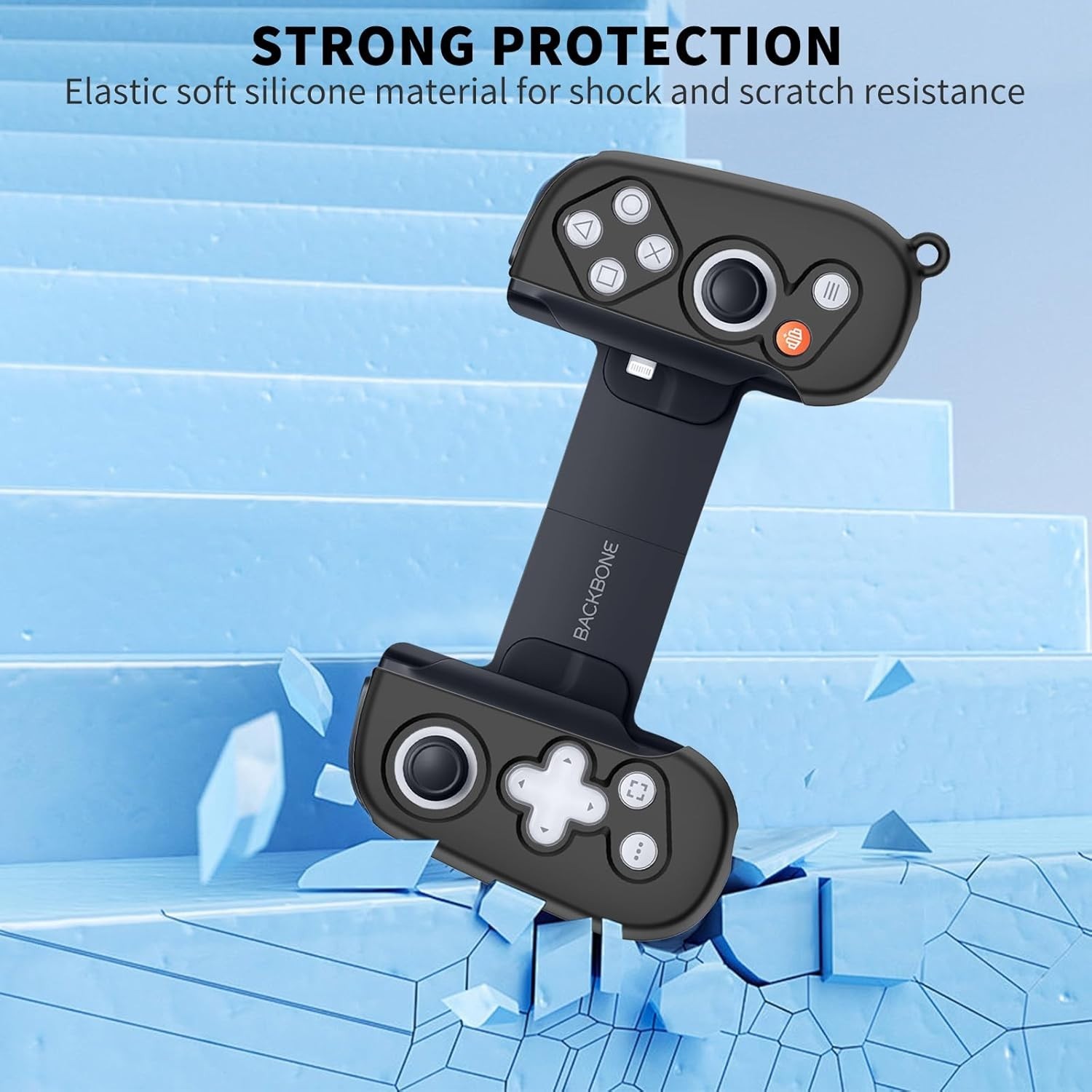 Handle Protective Case for Backbone One Mobile Gaming Controller OFF WHITE