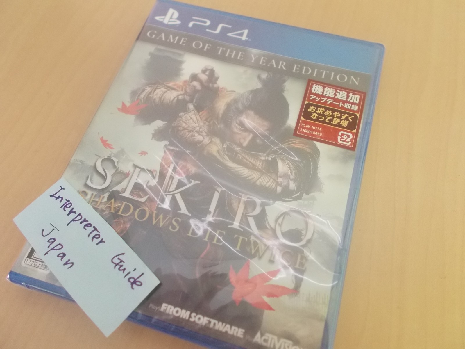 SEKIRO SHADOWS DIE TWICE GAME OF THE YEAR EDITION PS4 Video Game Sealed Unopened