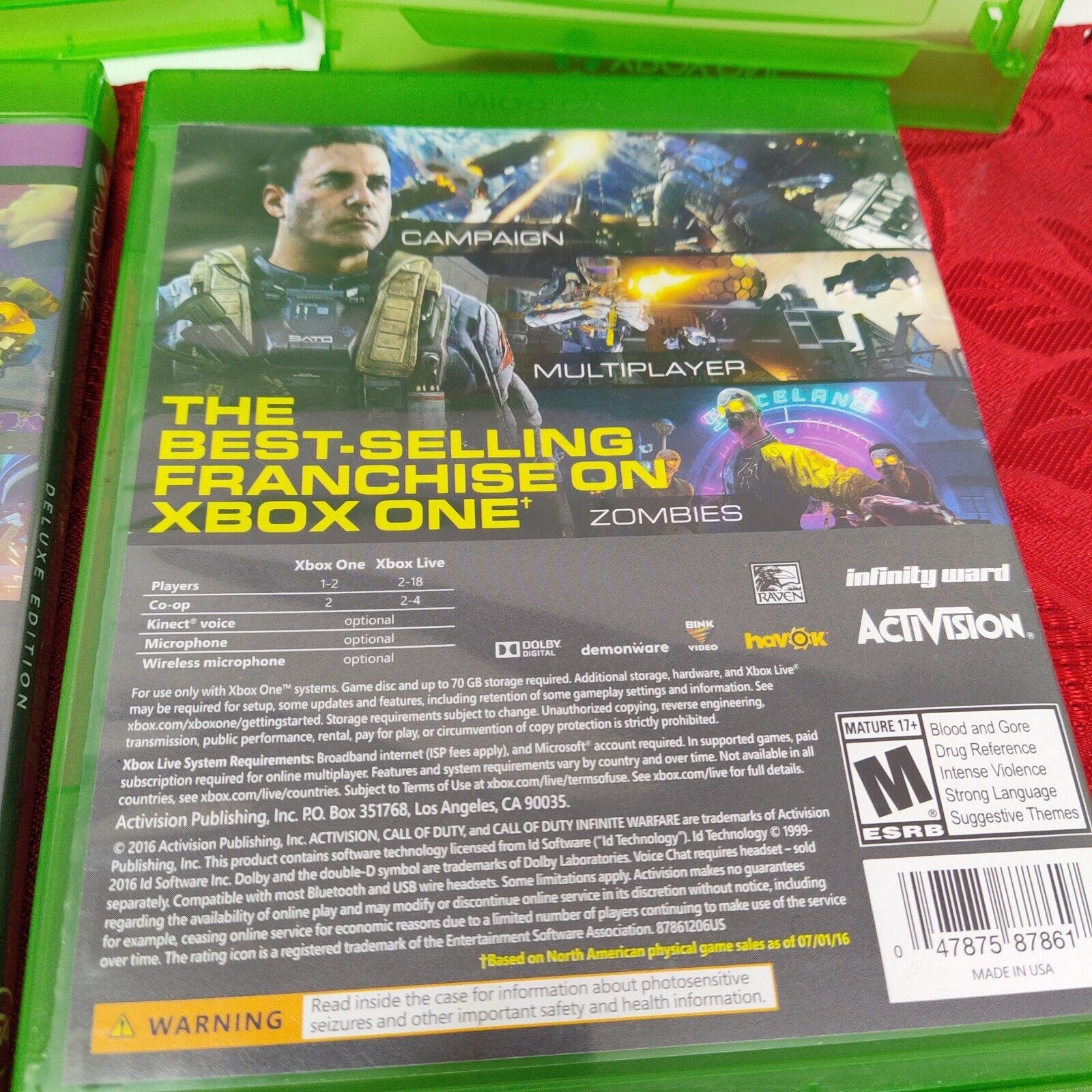 X6 Xbox One Video Game Lot Zoo Call Of Duty Hasbro Titanfall Plants VS Z