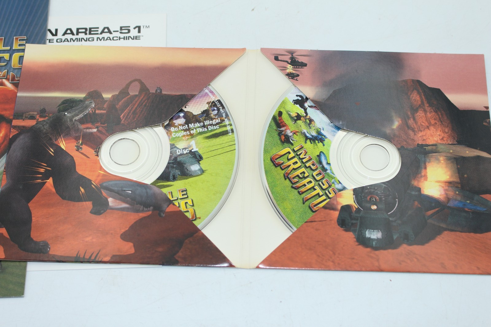 2002 Microsoft/Relic – Impossible Creatures PC Game Box (Rated T for Teen) CIB