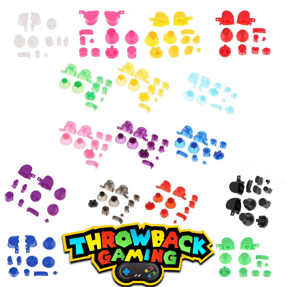 *CHOOSE COLOR* Nintendo GameCube Controller Buttons Full Set Kit *USA SELLER*