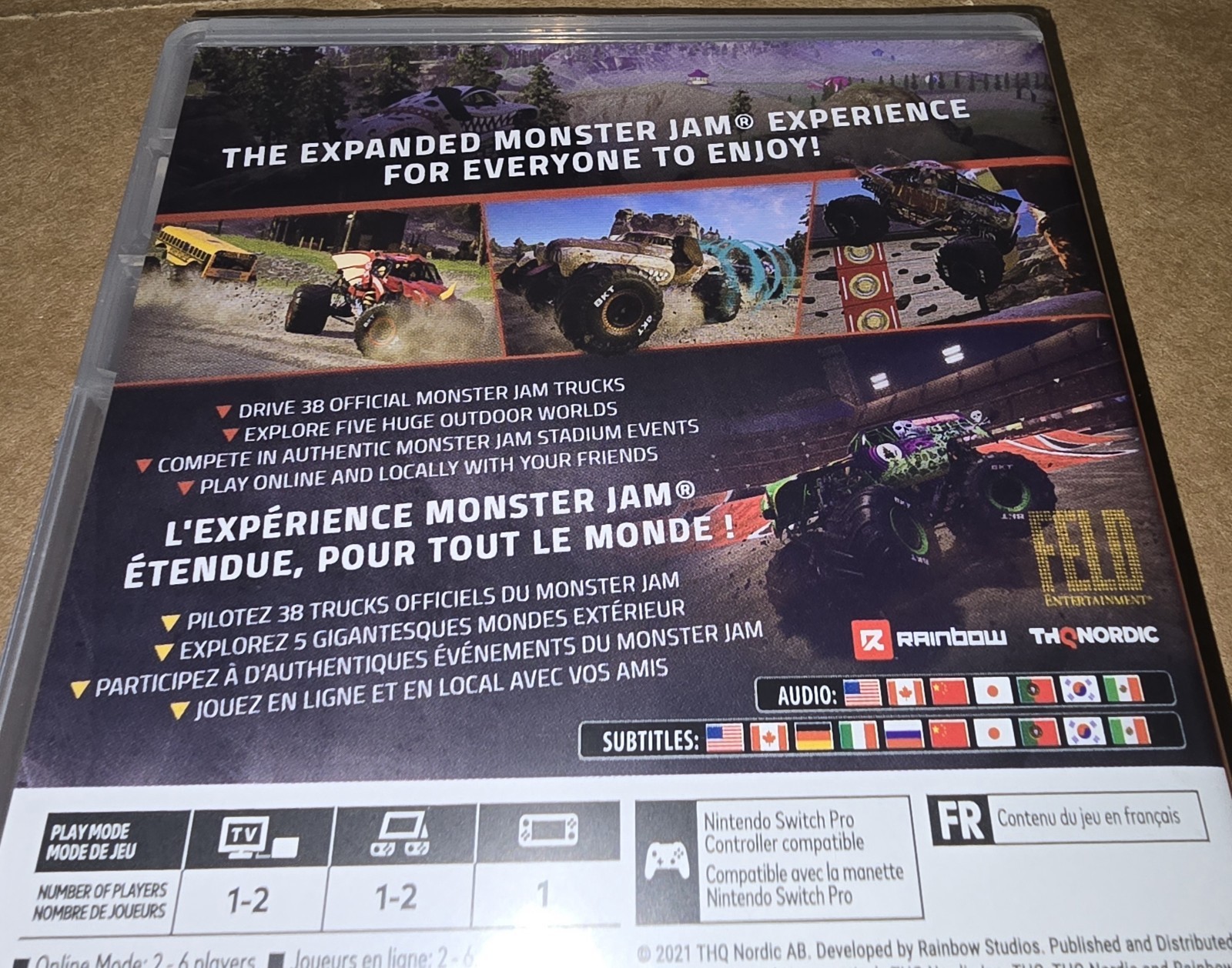 Monster Jam Steel Titans 2 (Nintendo Switch)Brand New Factory Sealed .THQ Nordi