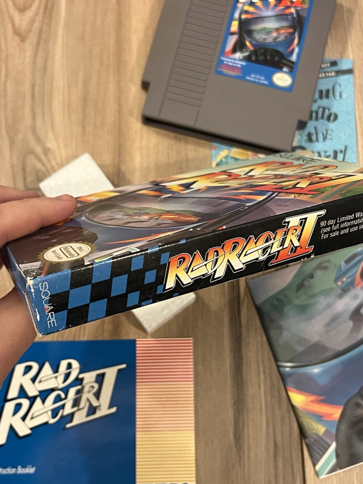 Rad Racer II (Nintendo NES, 1990) CIB Complete w/ Poster & Inserts Tested Works