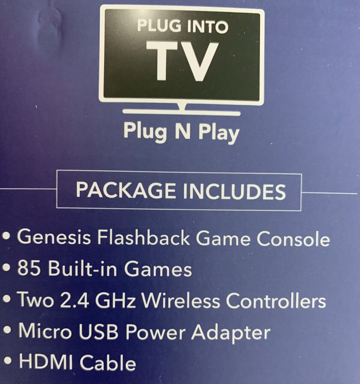 AtGames Sega Genesis Console HDMI Wireless Controllers Built-in Games 1500 Retro