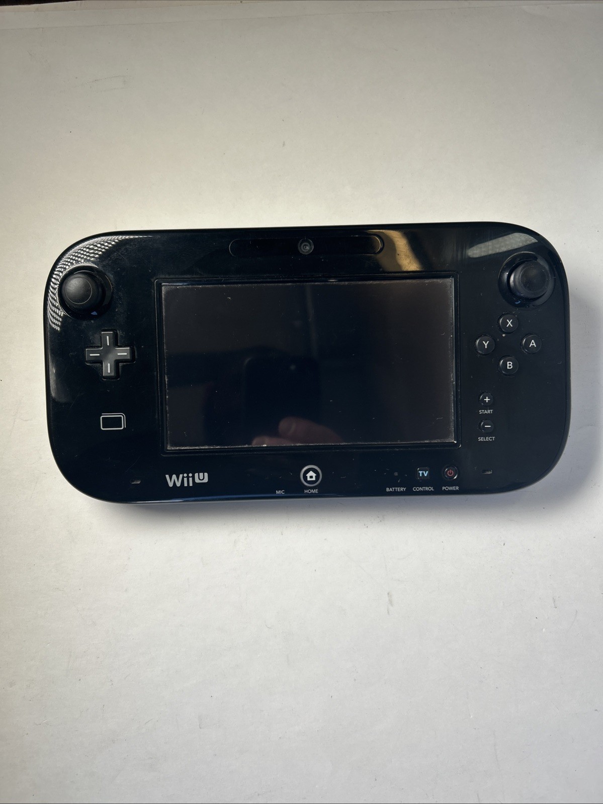 Defective Nintendo WUP-010 (USA) Gamepad Black Parts Or Repair READ! Broken