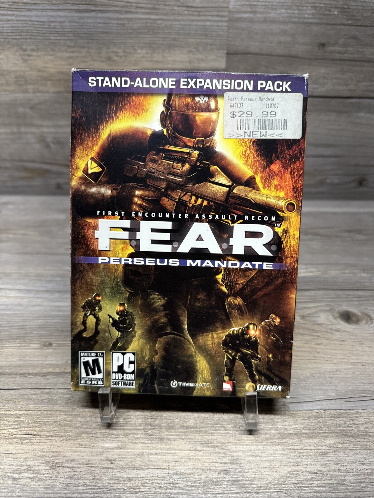 FEAR F.E.A.R. FIRST ENCOUNTER ASSAULT RECON PERSEUS MANDATE EXPANSION PARA PC