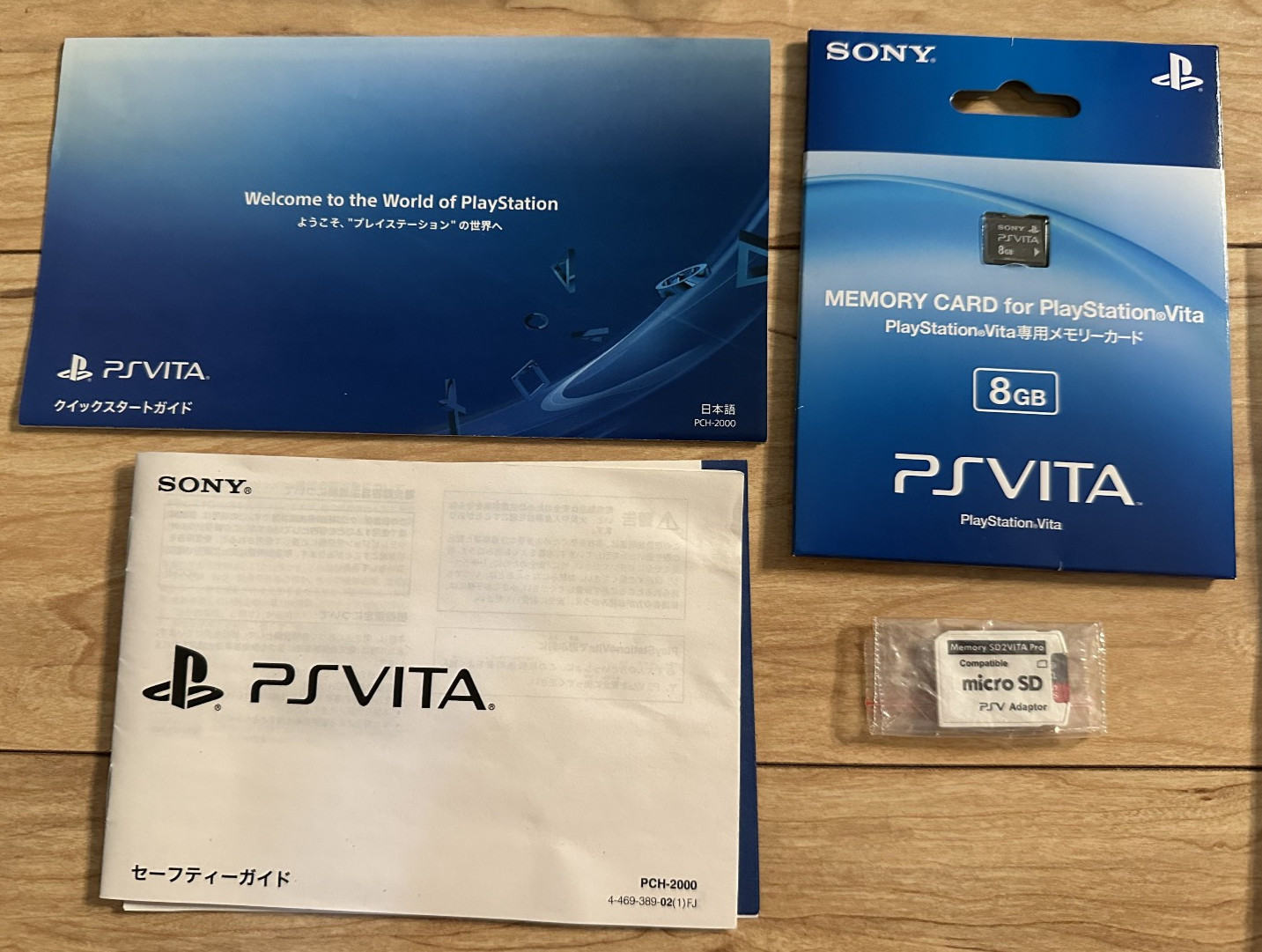 Sony PS Vita PCH-2000 1GB Black JP – Excellent. Orig Box + 8GB MC + 128GB mSD