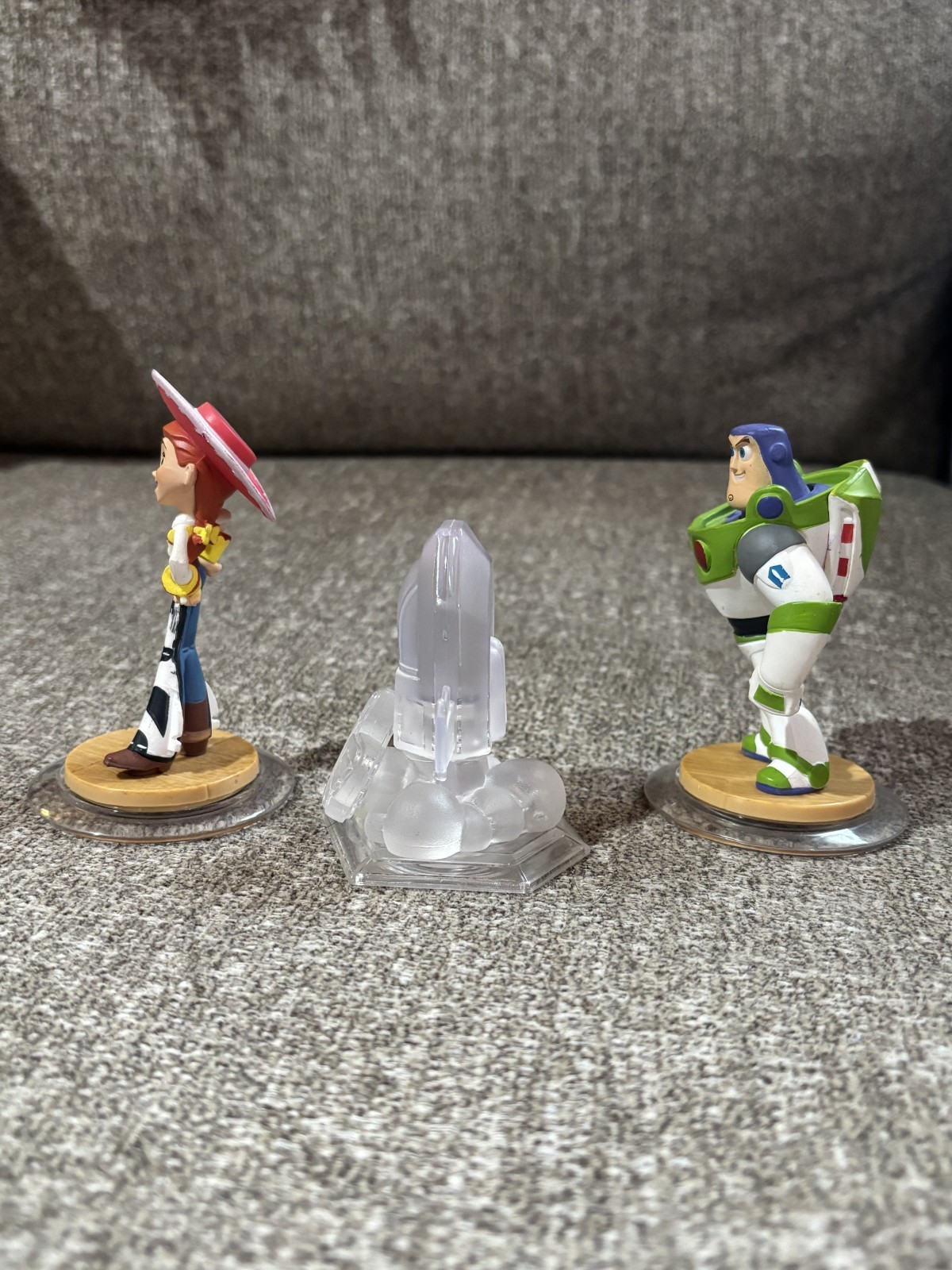 Disney Infinity 1.0 Buzz Lightyear, Jessie, and Crystal Set EUC