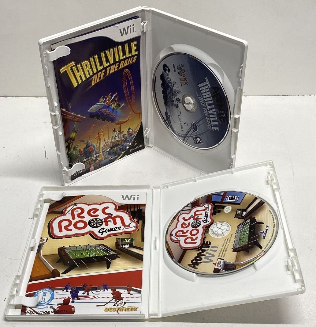 Carnival Games Wii Play 5 Nintendo Wii Game Lot 2000s CIB Complete