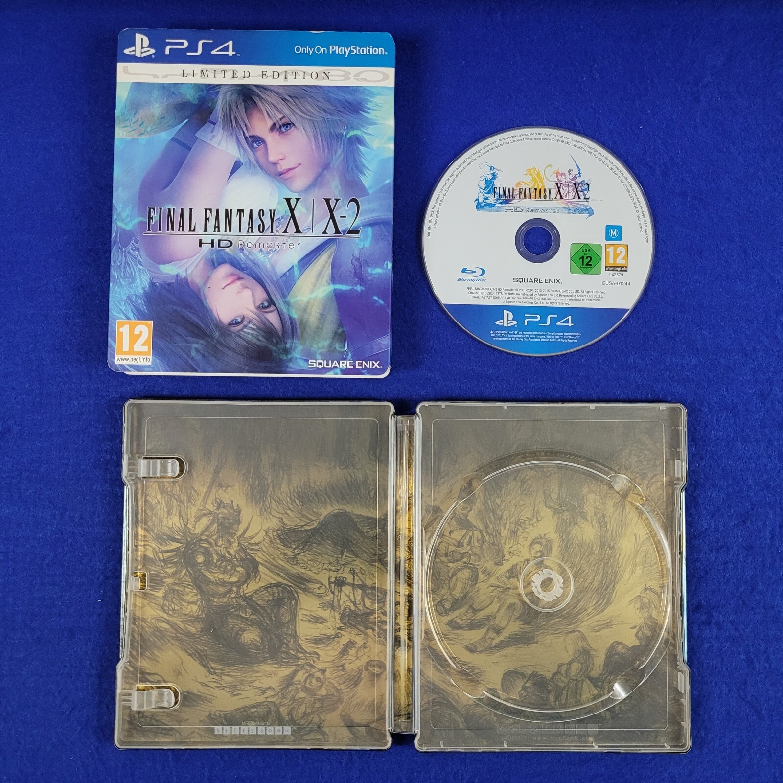 ps4 FINAL FANTASY X/X-2 HD Remaster Limited Steelbook Edition REGION FREE PAL UK