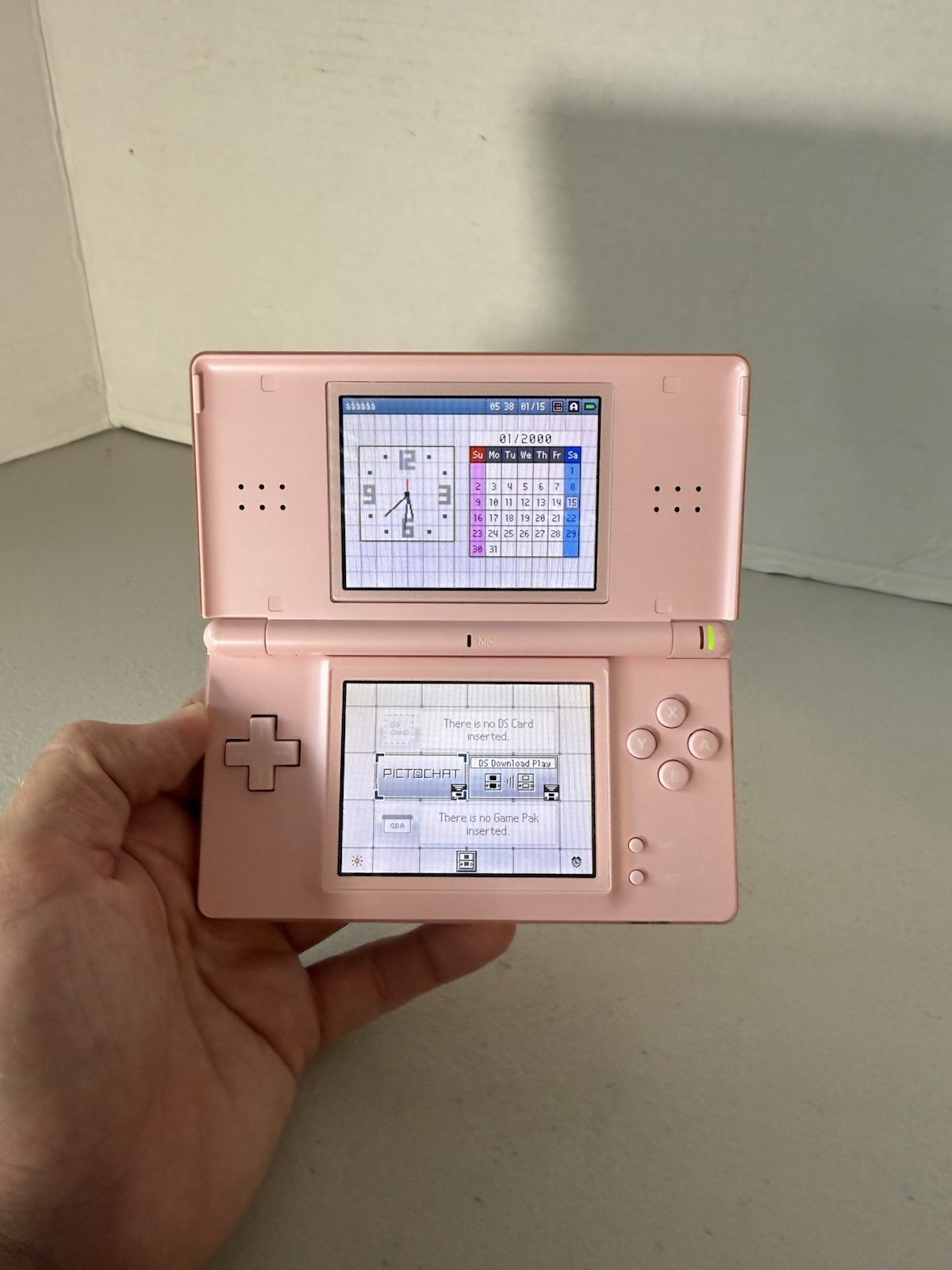 Nintendo DS Lite System Portable Gaming Console – Coral Pink NO CHARGER