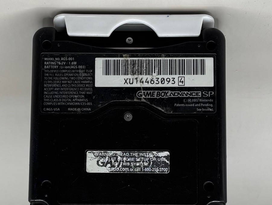 Nintendo Game Boy Advance SP – Onyx Black (G5) READ DESCRIPTION