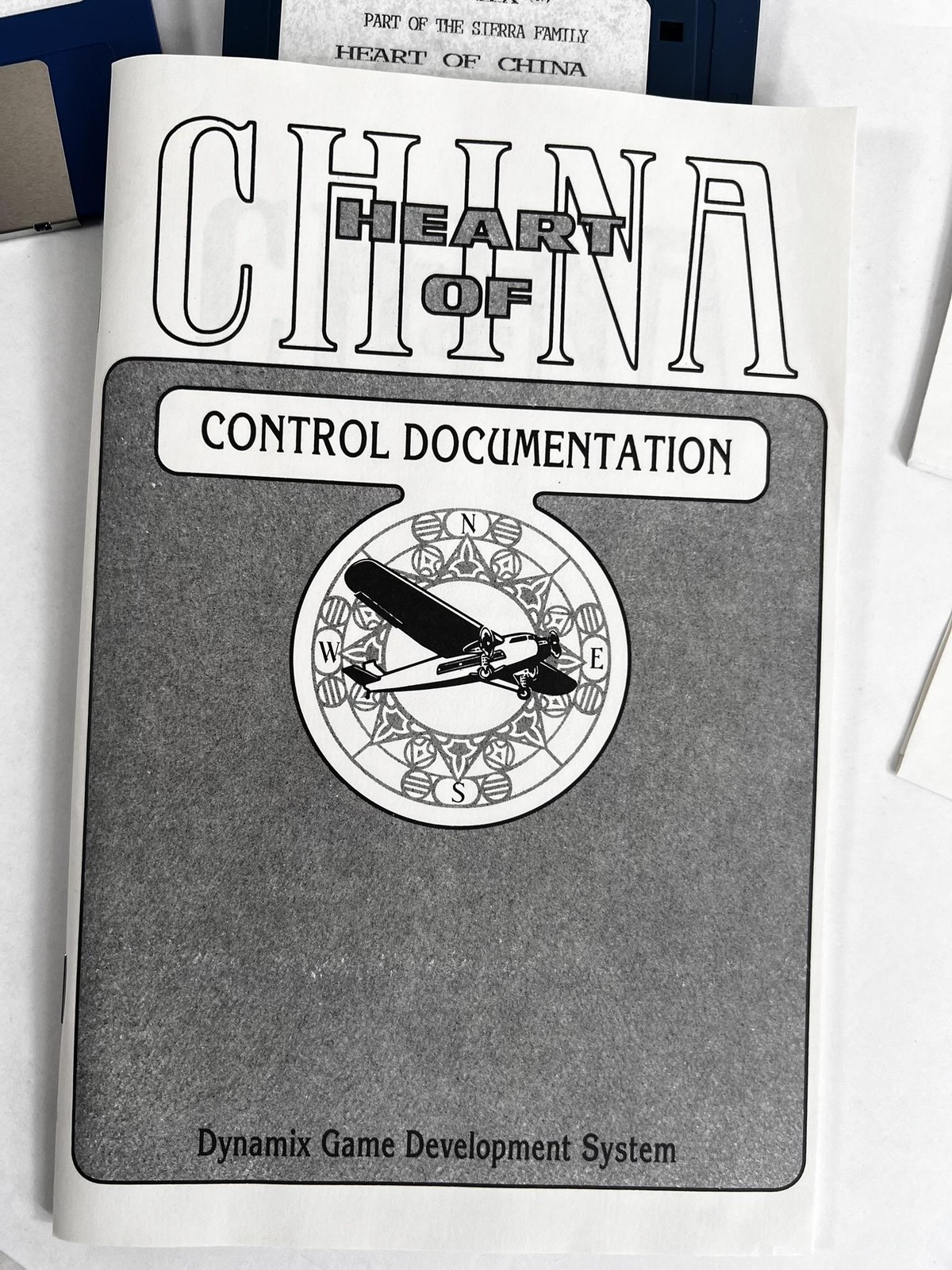 Vintage Heart Of China PC MS-DOS 3.5″ Floppy Big Box Adventure Game Dynamix