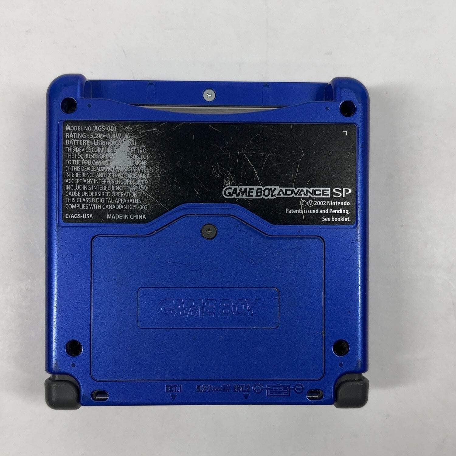 Nintendo Game Boy Advance SP Handheld Game Console AGS-001 Cobalt Blue