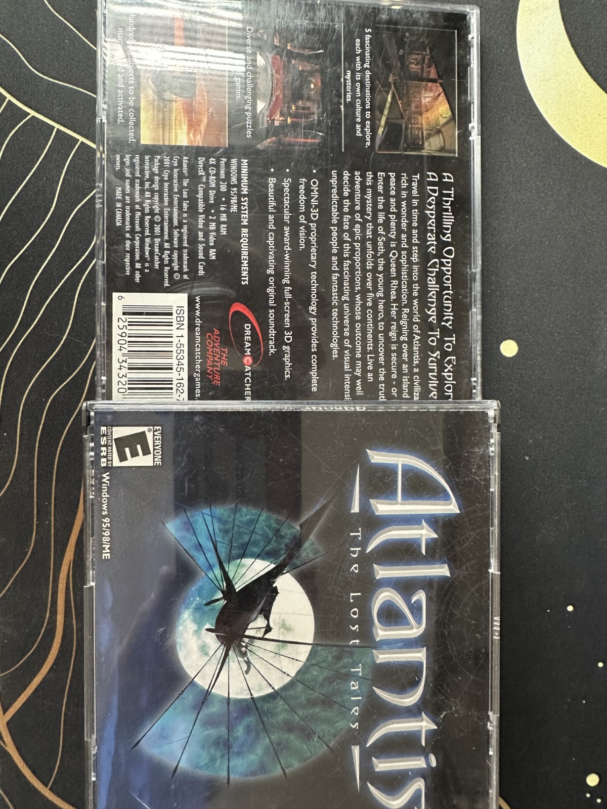 Atlantis: The Lost Tales PC Video Game By CRYO Interaction 1997 4 DVD Disc Set