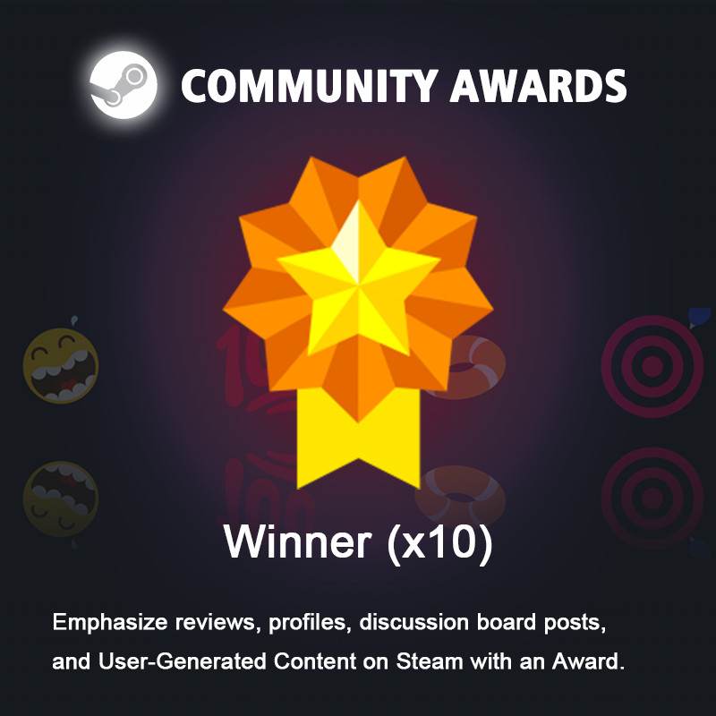 Steam Community Awards Specified Requirements Reviews/Screenshots etc