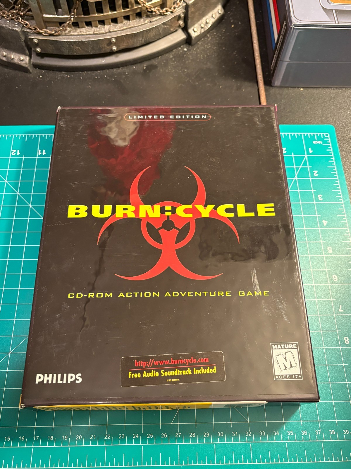 Burn:Cycle Burn Cycle Limited Edition Large Box NO GAME Box Only