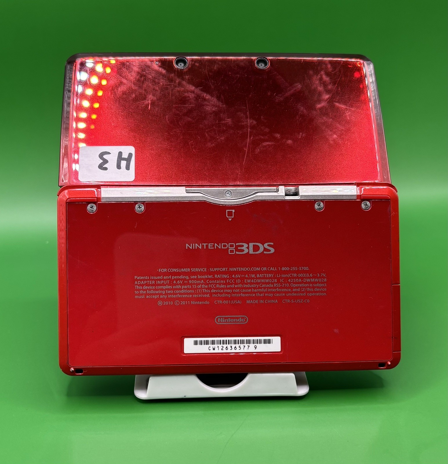 Nintendo 3DS – Flame Red (H3) READ DESCRIPTION