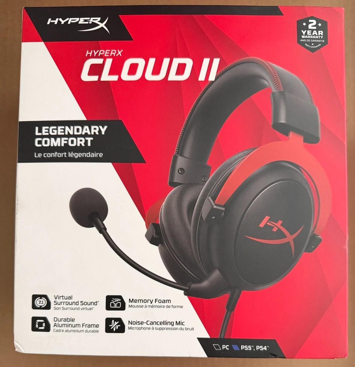 HyperX Cloud II Wireless Gaming Headset – Retail Returned – Headset Only