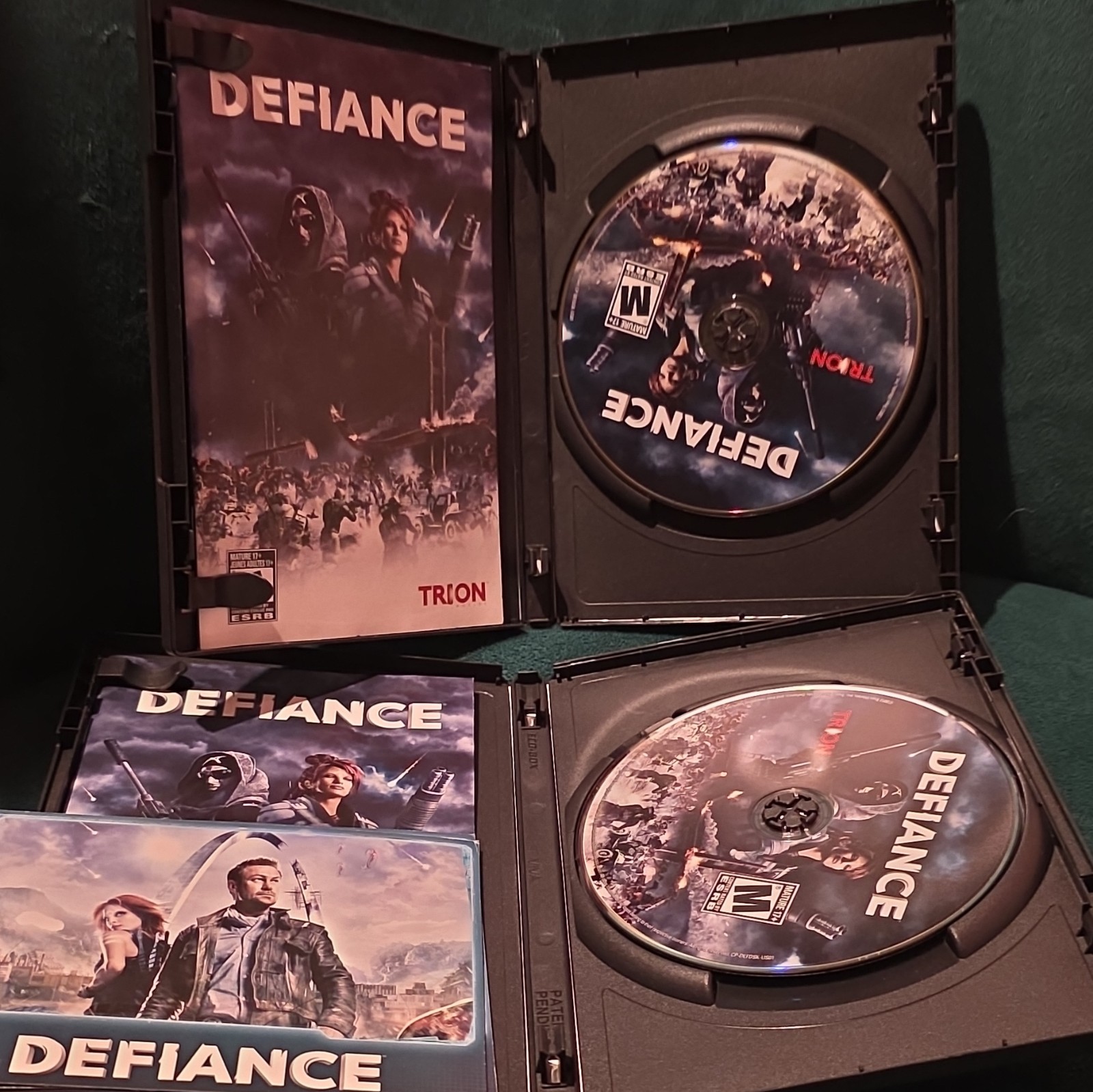 Trion Defiance PC Shooter Game, Multiplayer Online, M Mature Set Of 2