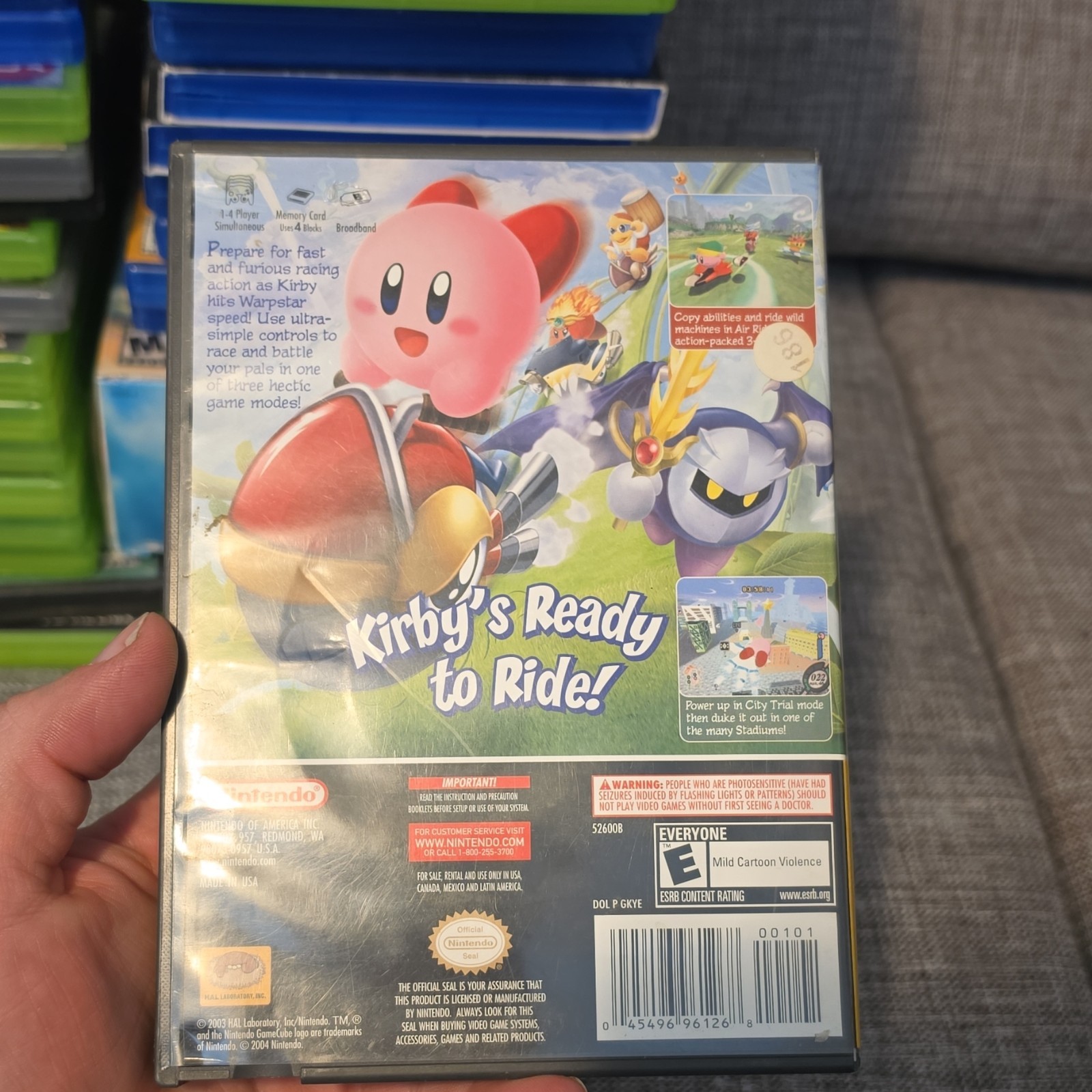 Kirby Air Ride Player’s Choice Complete w/Manual – Nintendo GameCube 2003