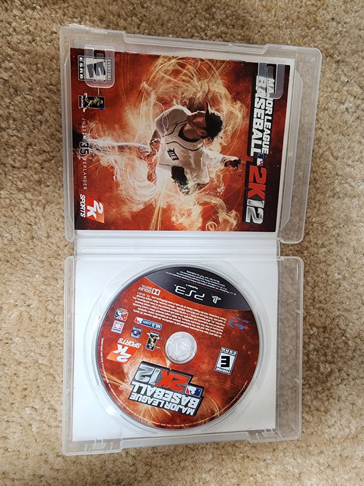 Major League Baseball 2K12 (Sony PlayStation 3, 2012) Tested And Cleaned