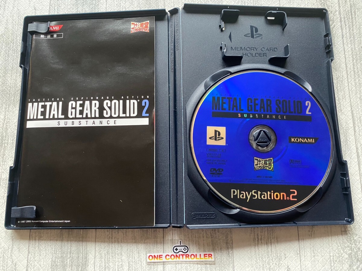 SONY PS 1 & 2 Metal Gear Solid 1 & 2 & 3 & Oz First Edition set from Japan