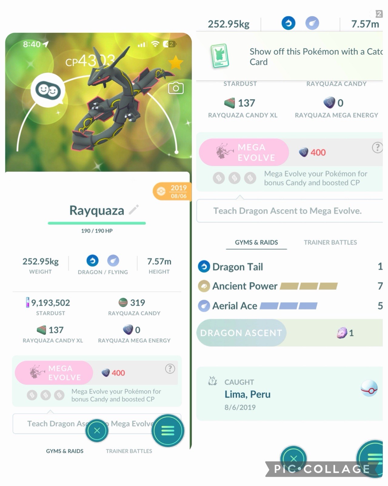 Shiny Rayquaza 2019 LV50 – 3 moveset Guaranteed lucky – Registered Or 1 Million