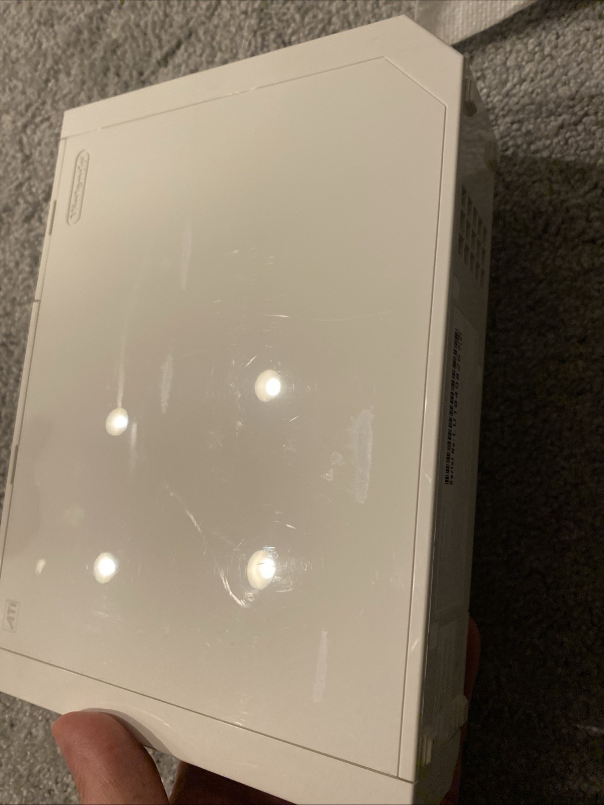 Nintendo Wii RVL-001 512 MB Home Console – White All OEM Cables, No Wii Motes